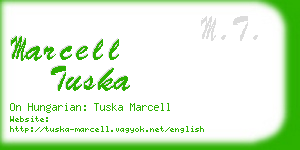 marcell tuska business card